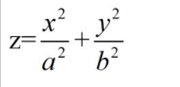 抛物面数学表达式